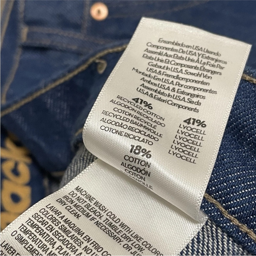 NWT MOTHER Jeans The Smoothie Carpenter Sneak Denim Jeans in Clean Your Plate - Picture 8 of 12